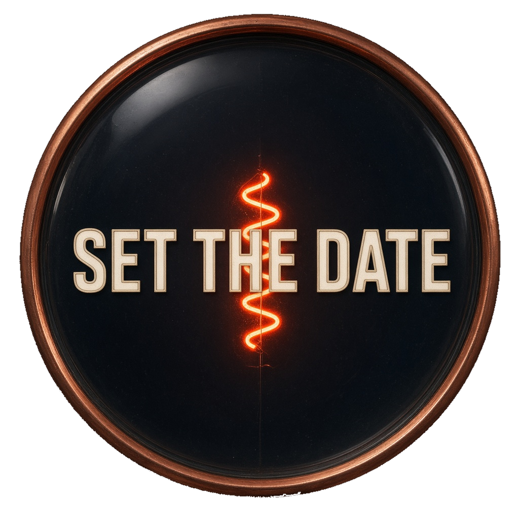 Set the date. Open the checklist.